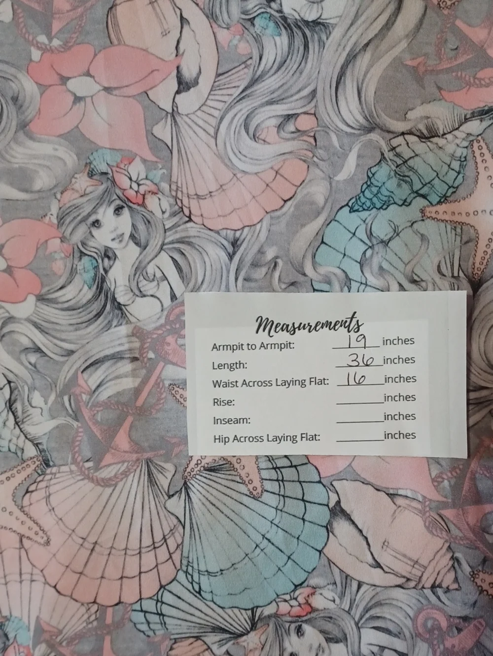 Disney Hot Topic The Little Mermaid Ariel Pastel Skater Dress Size Large - Picture 13 of 13